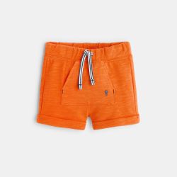 شورت صوف برتقالي للأطفال الصغار